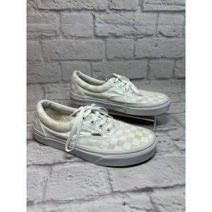Vans Old Skool Off the Wall Comfy Sneakers #500714 White Checkered Women Sz 7.5